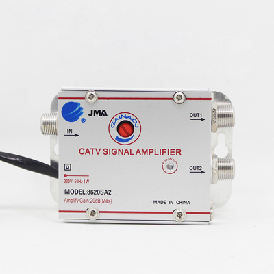 2/3 Way 20db CATV TV Antenna Signal Amplifier Booster Splitter US plug AMP Splitter Home TV Equipments 45Mhz to 860MHz