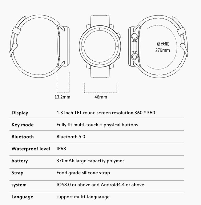 L15 Smart Horloge Mannen IP68 Waterdichte Smartwatch Met Ecg Ppg Bloeddruk Hartslag Sport Fitness Full Touch Screen Smartwatch