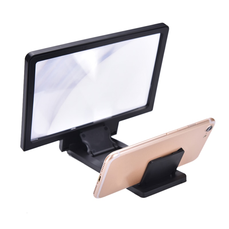 JETTING 3D écran de film agrandir loupe HD projecteur Portable support pliant lentille de téléphone Portable pour téléphones mobiles intelligents