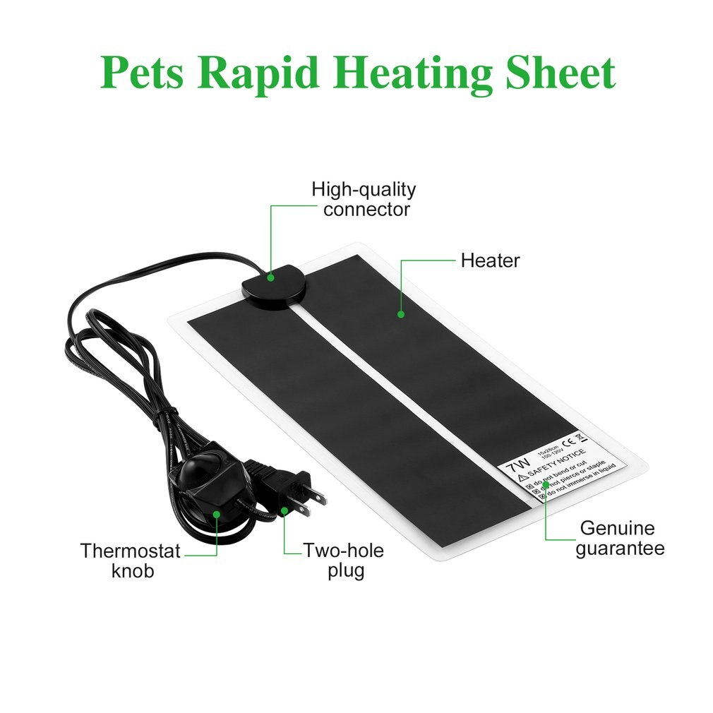 Heating Warm Pad Adjustable Temperature Controller Incubator Mat Tools ...