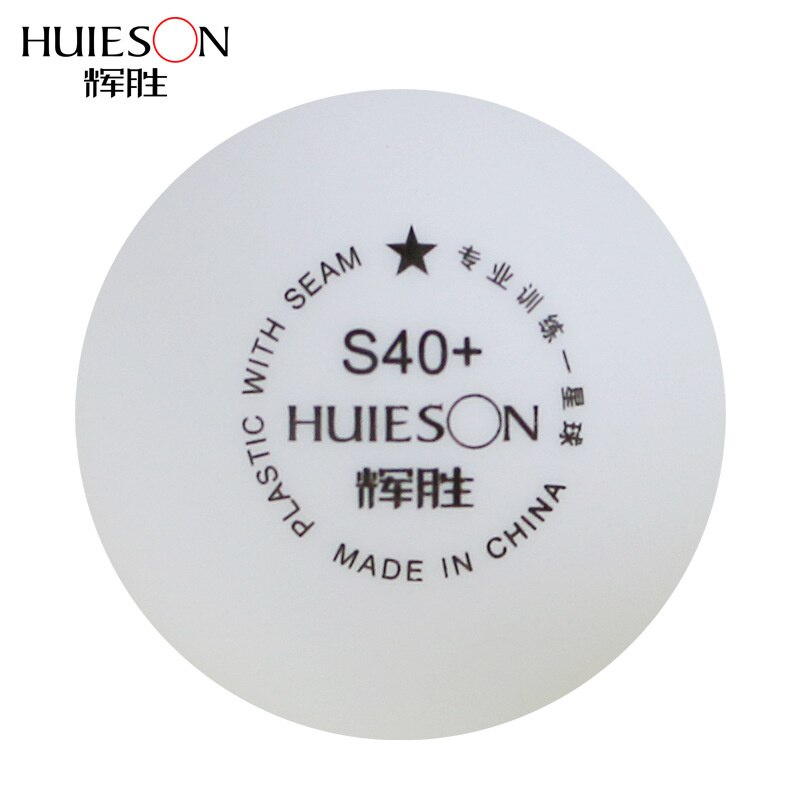 Pelotas de tenis de mesa de plástico ABS para adolescentes, Material , S40 +, para entrenamiento, 1 Estrella, 50, 100 unids/bolsa