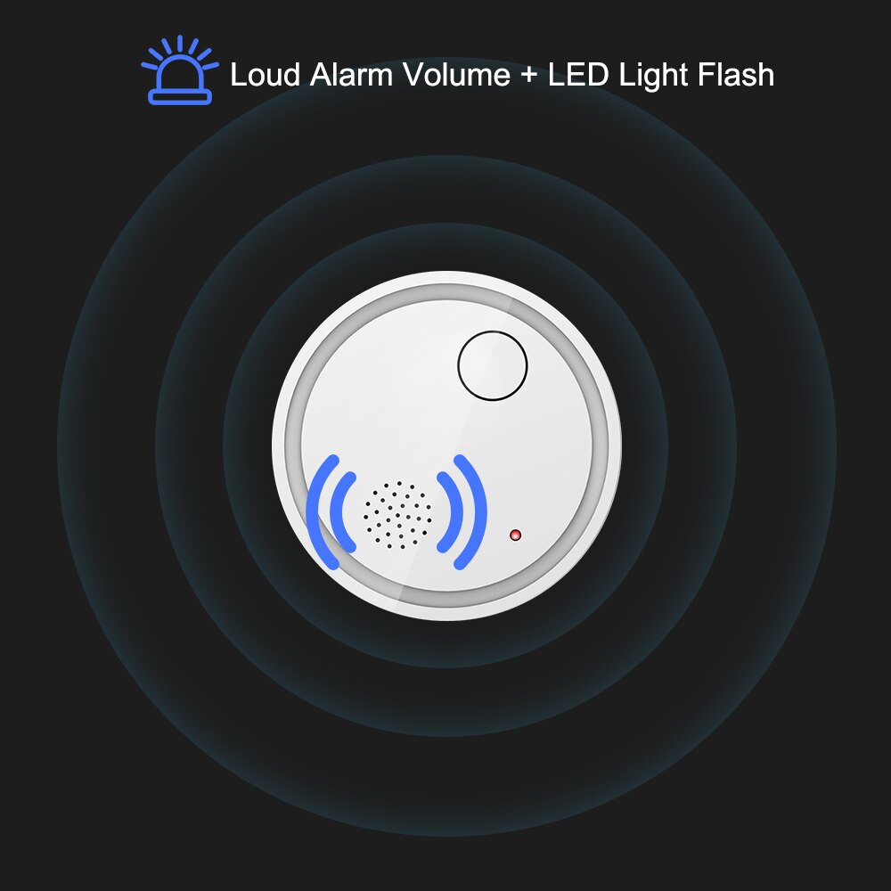 Cpvan Rookmelder Ce Gecertificeerd Fire Alarm Sensor Detector EN14604 Vermeld Met Foto-elektrische Sensor Home Rookmelder