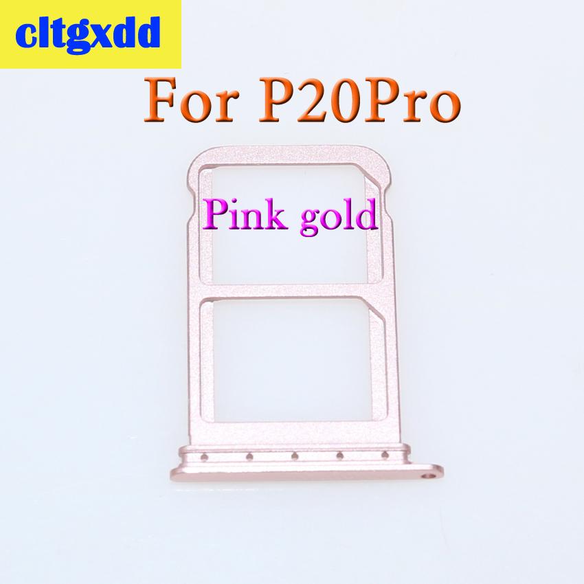 Cltgxdd 1 stk til huawei  p20 pro sim-kort bakkeholder slot adapter stik dobbelt sim beslag reservedele