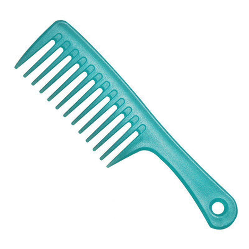 1 Pc Anti-Statische Grote Grove Kam Kappers Kam Vrouwen Opknoping Gat Handvat Grip Krullend Haar Haarborstel Beauty kammen: 1 Pc F