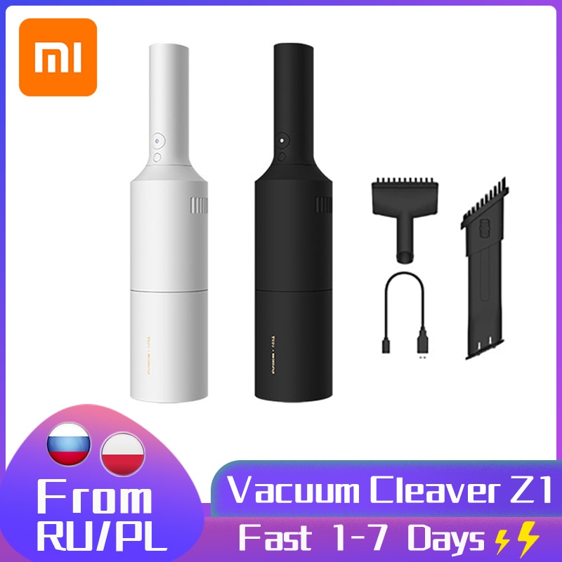 XIAOMI MIJIA SHUNZAO kabellos Handheld Staubsauger Tragbare USB Ladung Auto Reiniger Z1/Z1 Profi Mini Staubfänger für Auto Hause