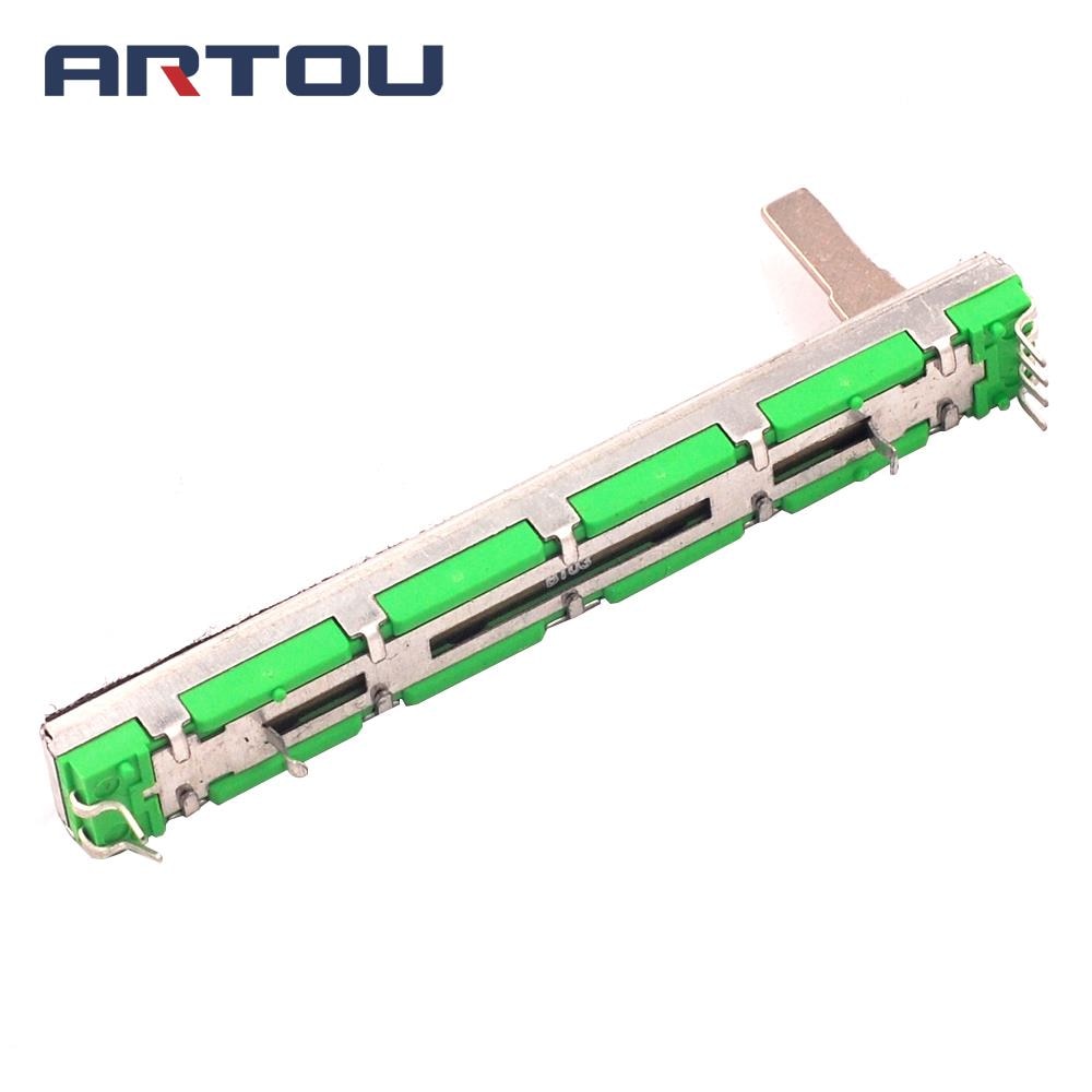 75mm mikser fader 10k dobbel rett skyvepotensiometer  b103