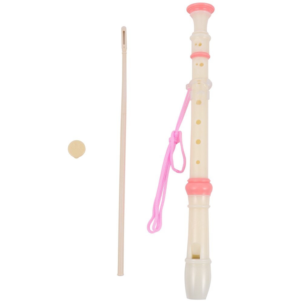 1 Set Kids Sopraan Recorder 8 Gat Klarinet Instrument Met Cleaning Rod