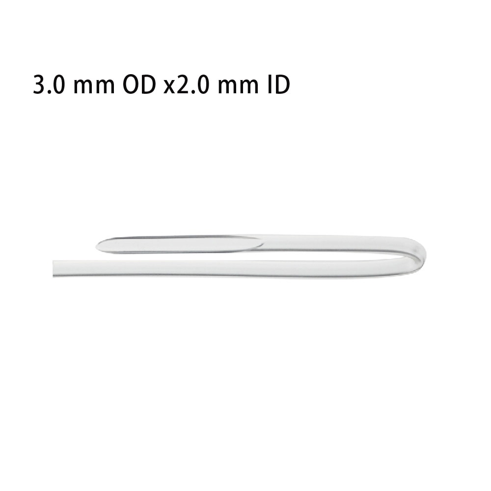 Tubo predoblado para audífonos, molde para audífonos, tubo predoblado a elegir entre 3,1mm y 3,0mm OD, 6 uds.