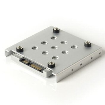 2.5" to 3.5" HDD TRAY Mounting Bracket 100% Aluminum FOR PC/SERVER