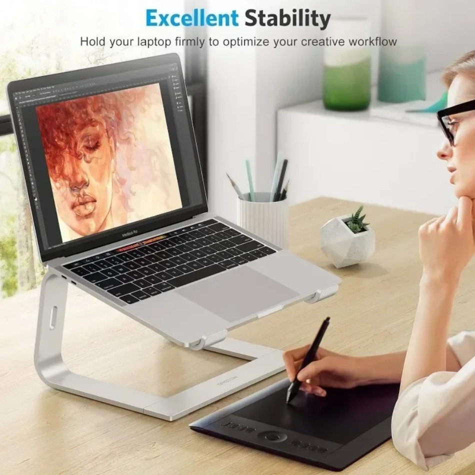 Draagbare laptopstandaard van aluminiumlegering Afneembare laptophouder voor desktop voor MacBook Air/Pro Lenovo en alle laptops 11-16 inch*