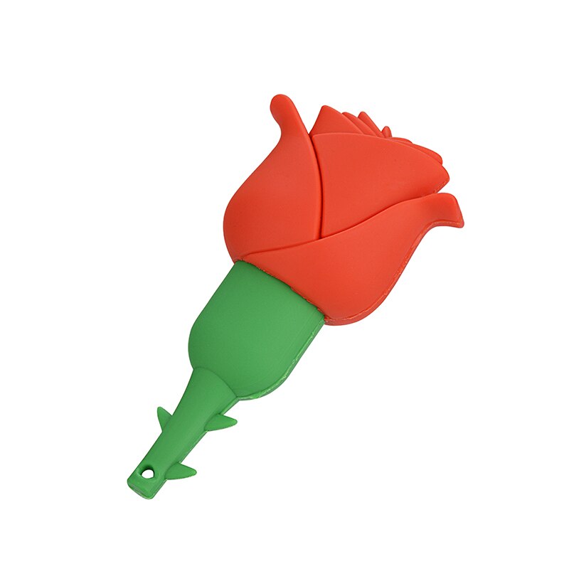 Pendrive Rose USB Flash Drive 32GB 16GB Lovely Cartoon 64GB Pen Drive 8GB 4GB 128MB Memory Stick USB 2.0