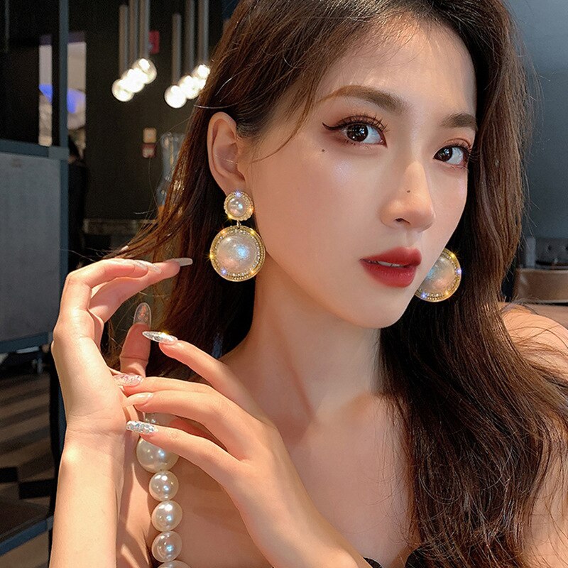 Delysia King – boucles d'oreilles en perles élégantes,