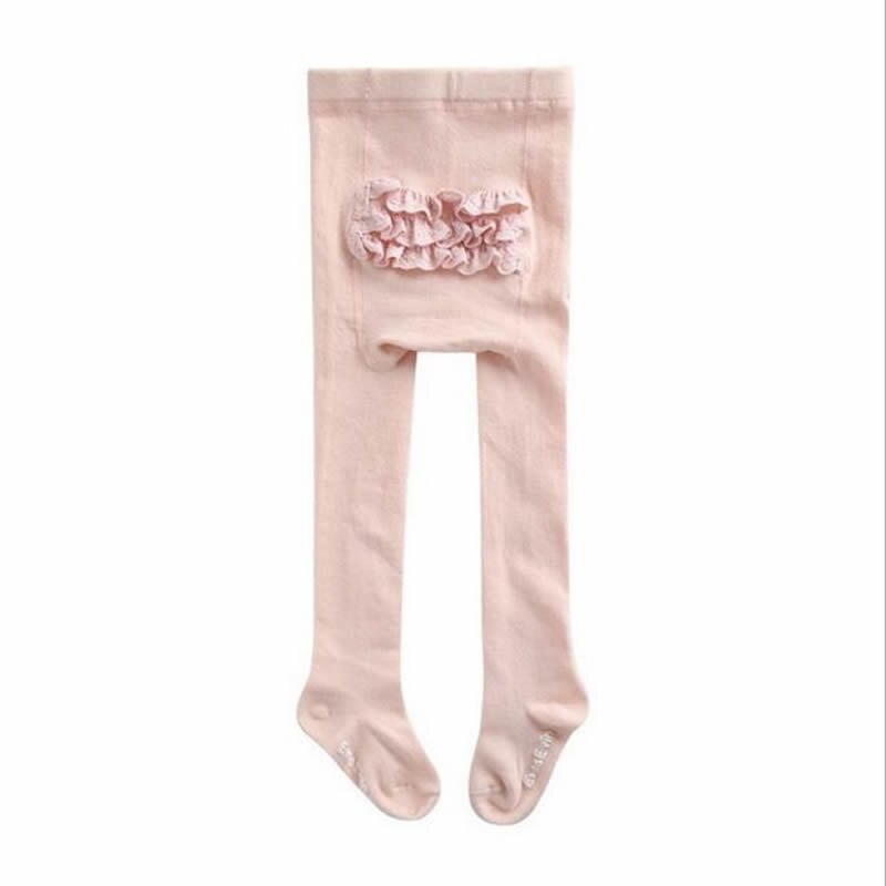 Solid Baby Panty Katoen Meisje Pasgeboren Baby Kous Kids Peuter Panty Onderbroek Kinderkleding: Tights Pink 0 to 2
