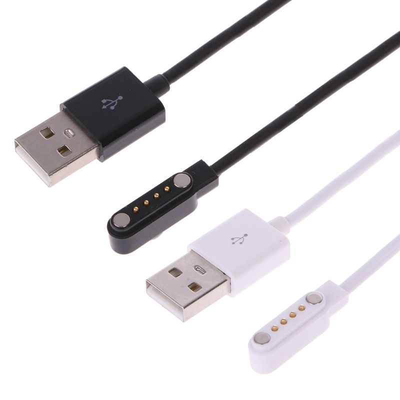 Cargador para reloj inteligente KW88 KW18 GT88 G3, Cables de carga magnéticos USB de 4 pines