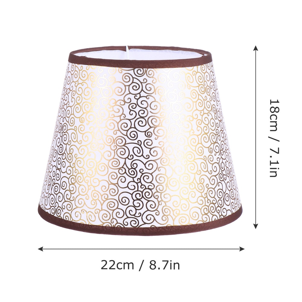 1pc Lamp Shade Cloth Lampshade Table Lamp Protective Cover Home Decoration