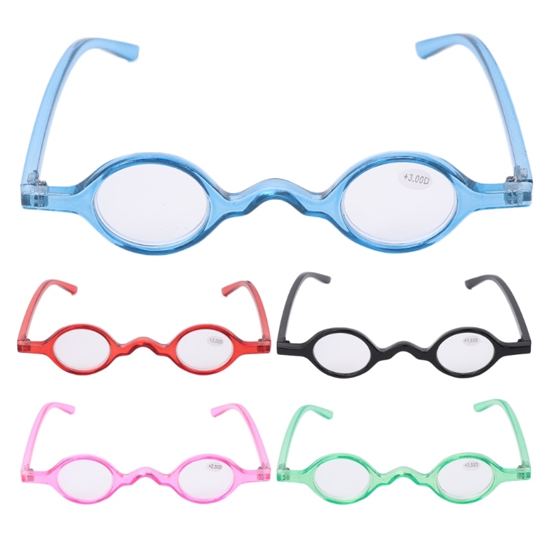 Vintage kleine ronde ovale montuur leesbril presbyopie bril 1.0 1.5 2.0 2.5 3.0 3.5