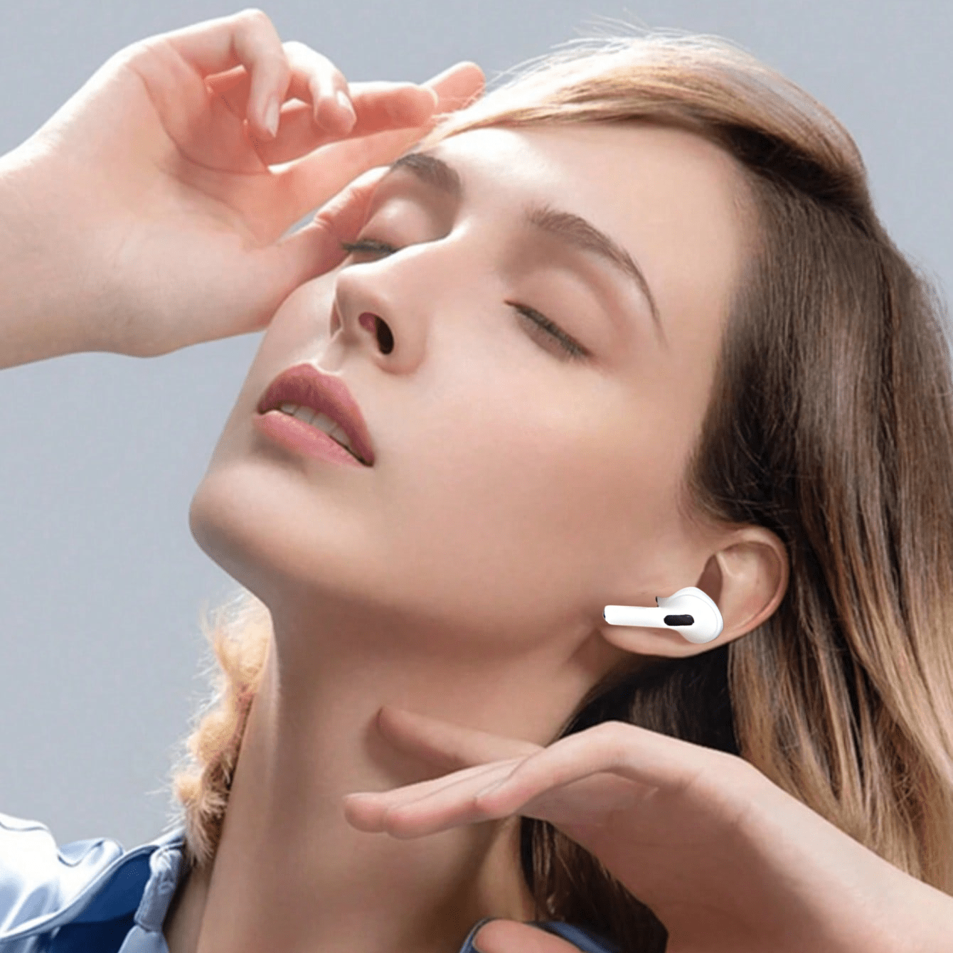 Novos fones de ouvido Bluetooth Airs Pro TWS, baixa latência, som Hi-Fi, cancelamento de ruído, ajuste ergonômico, ideal para música e jogos