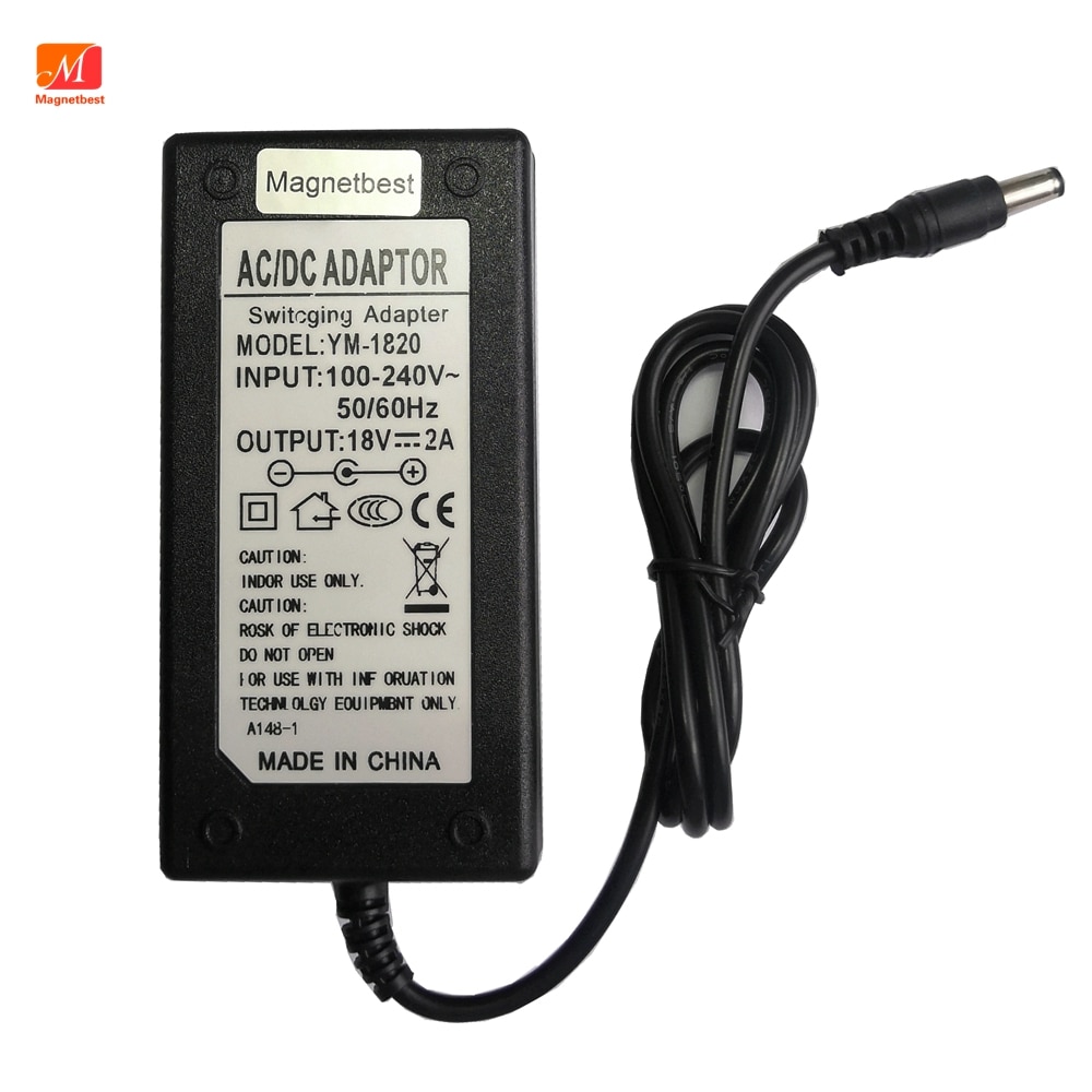 18V2A AC DC Adaptor 18V 2A 36W Switching Power Supply Adapter Charger DC 5.5*2.5/5.5*2.1 mm
