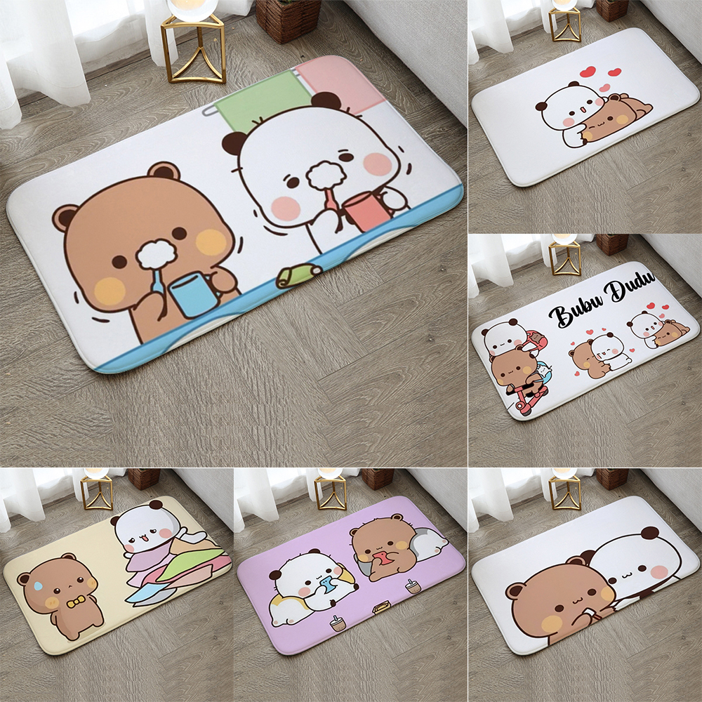 Tapis non ald de petite taille pour la décoration de la maison, porte d'entrée, virus, balcon, sol de la salle de bain, bienvenue, chambre à coucher
