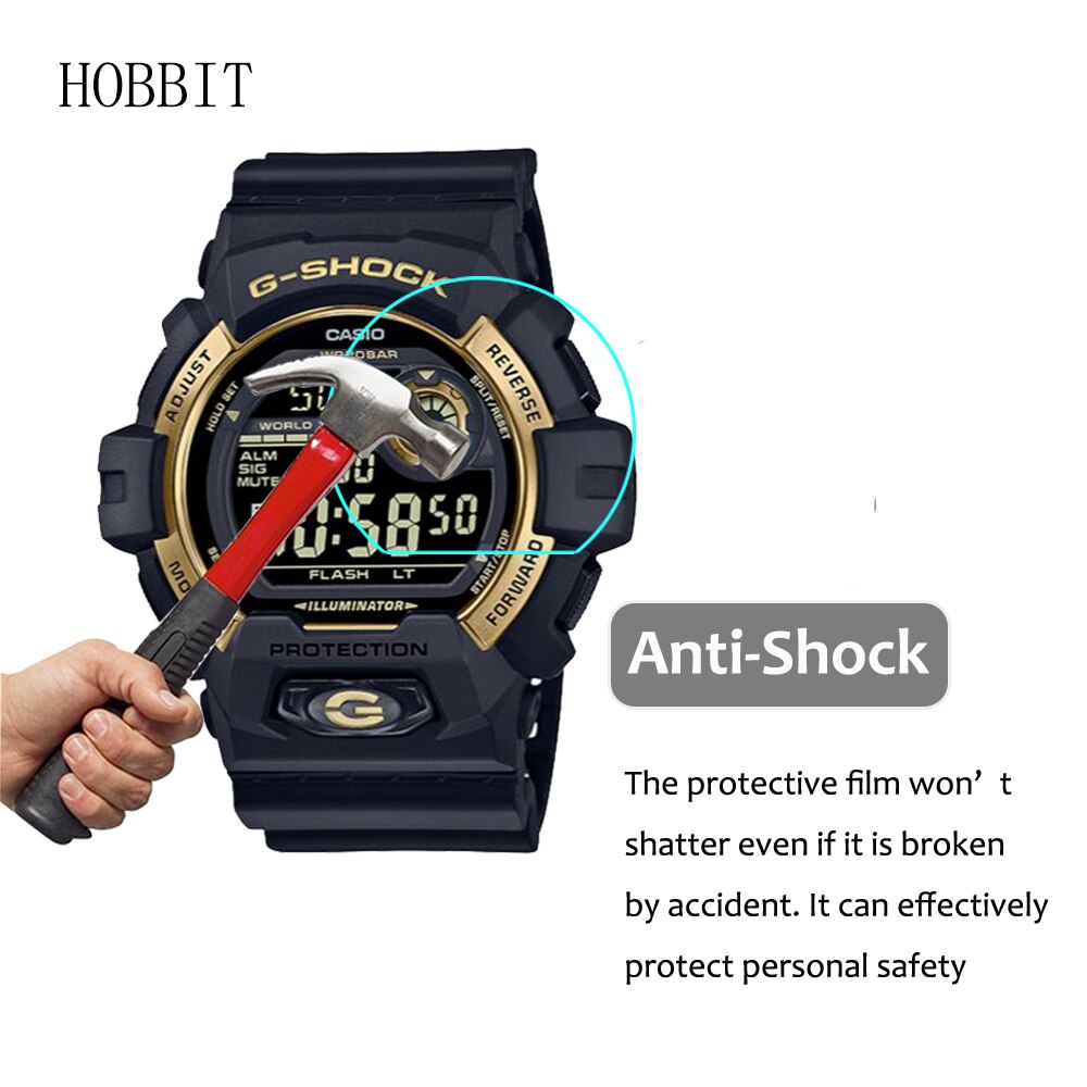 3Pcs 5H Anti-Scratch Protection Film For Casio G-SHOCK G-8900GB G-8900GB-1 SmartWatch Screen Protector Nano Explosion-proof Film