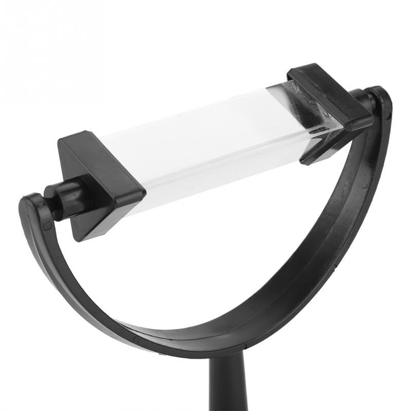 Optical Glass Triangular Prism with Stand Physics Light Spectrum Teaching Tool For Teaching Physics Light Spectrum