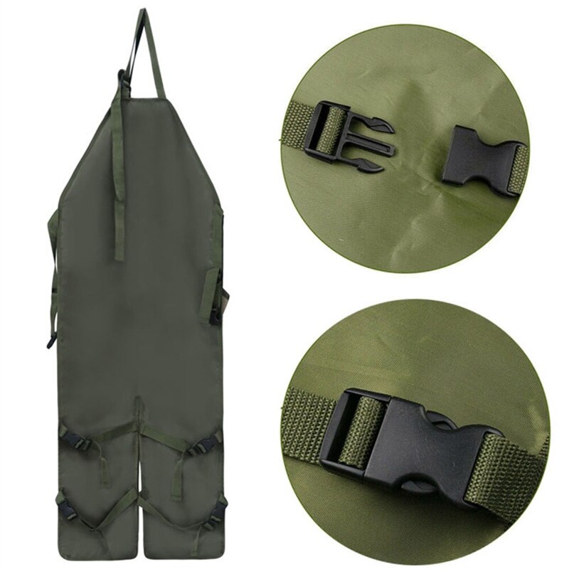 Utility Garden Apron for Gardeners Wear Resistant Waterproof Adjustable Artist Smock with Pockets Gardening Supplies
