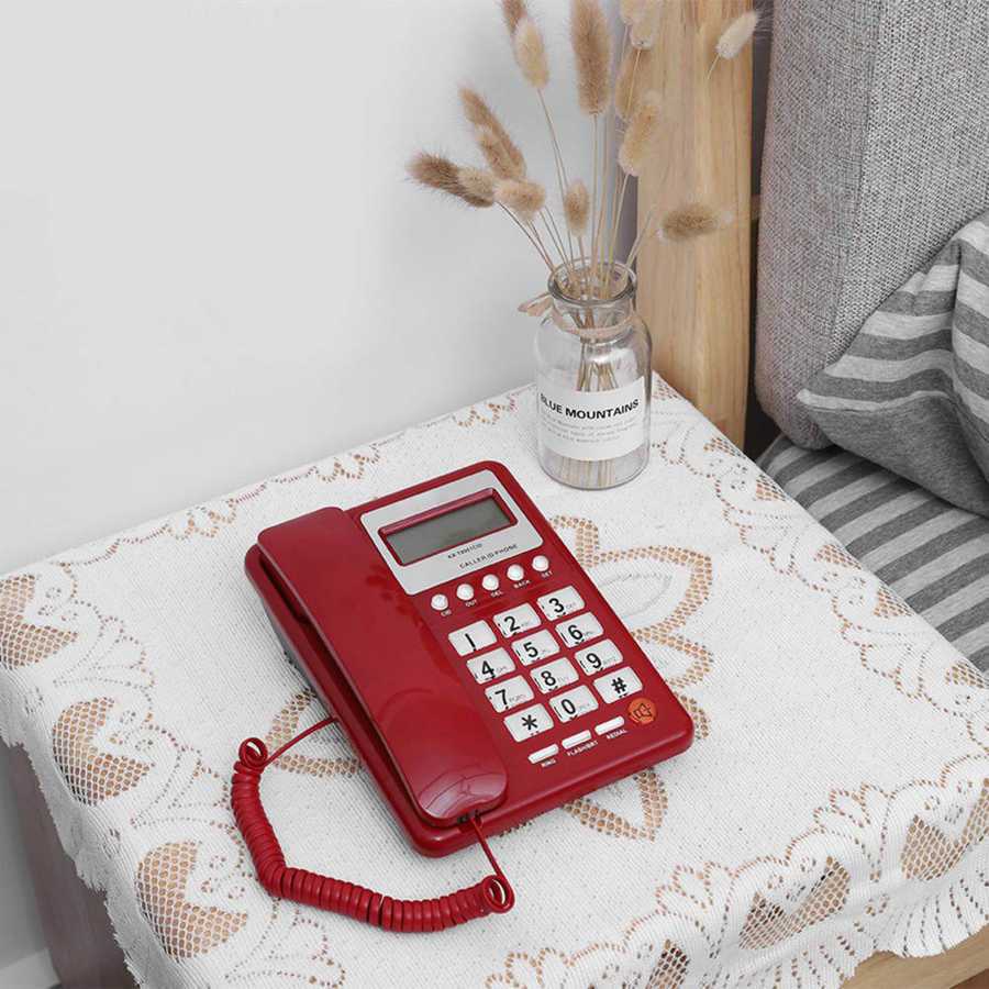 Home Hotel Wired Draadgebonden Telefoon Desktop Telefoon Kantoor Vaste Vaste Telefoon Caller Id
