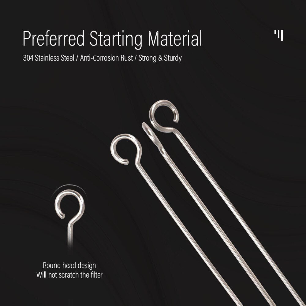 Needle Pin Coffee Tamper Distributor Espresso Stirrer Stirring Tool Stainless Steel Solid Wood Handle Coffee Leveler Accessories