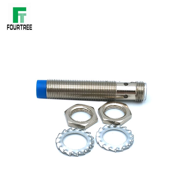 M12 Plug-in Proximity Sensor Metal Inductive Approach Switch With Air Plug Detect Distance 2mm 4mm PNP/NPN NO NC 4 Cores