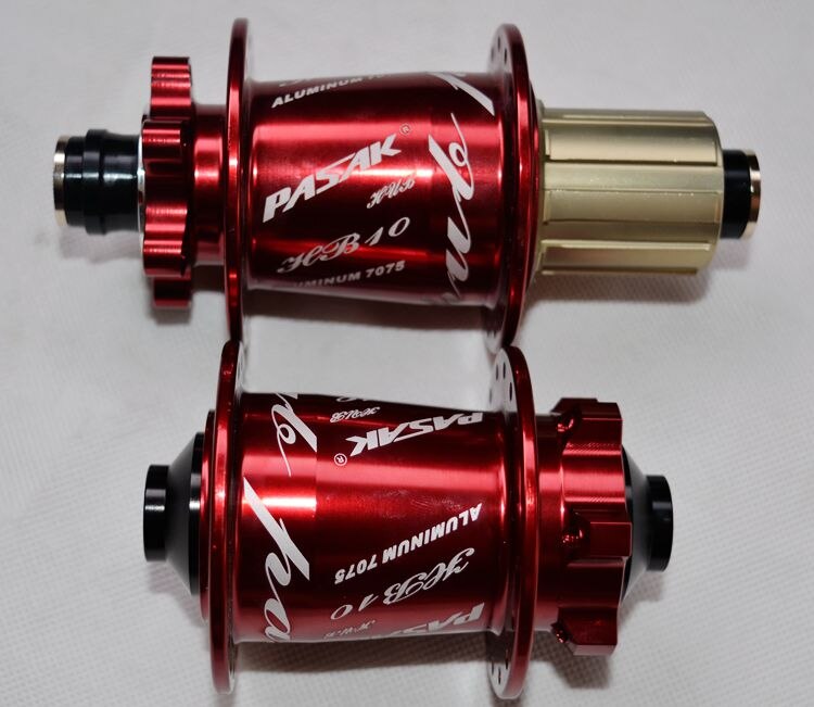Pasak voor racefiets 8:24 pm h afgedichte lagers racefiets aluminium voor/achternaven 100 mm 130 mm 8/9/10/11 speed met alloy quick: Rood