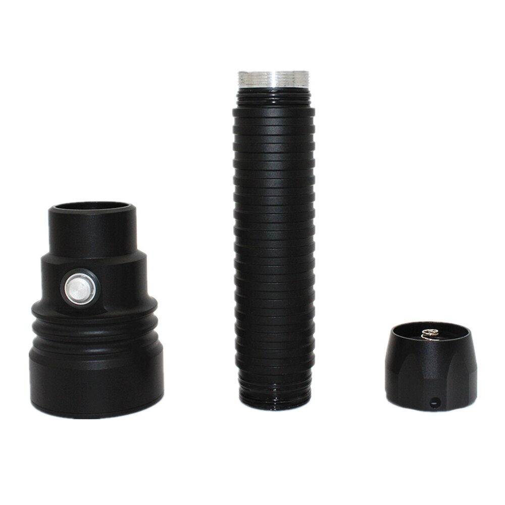 Xhp 70 dykkerlommelygte 4000lm undervandslygte xhp 70.2 led vandtæt lampe hvid/gult lys  + 26650 batteri + oplader