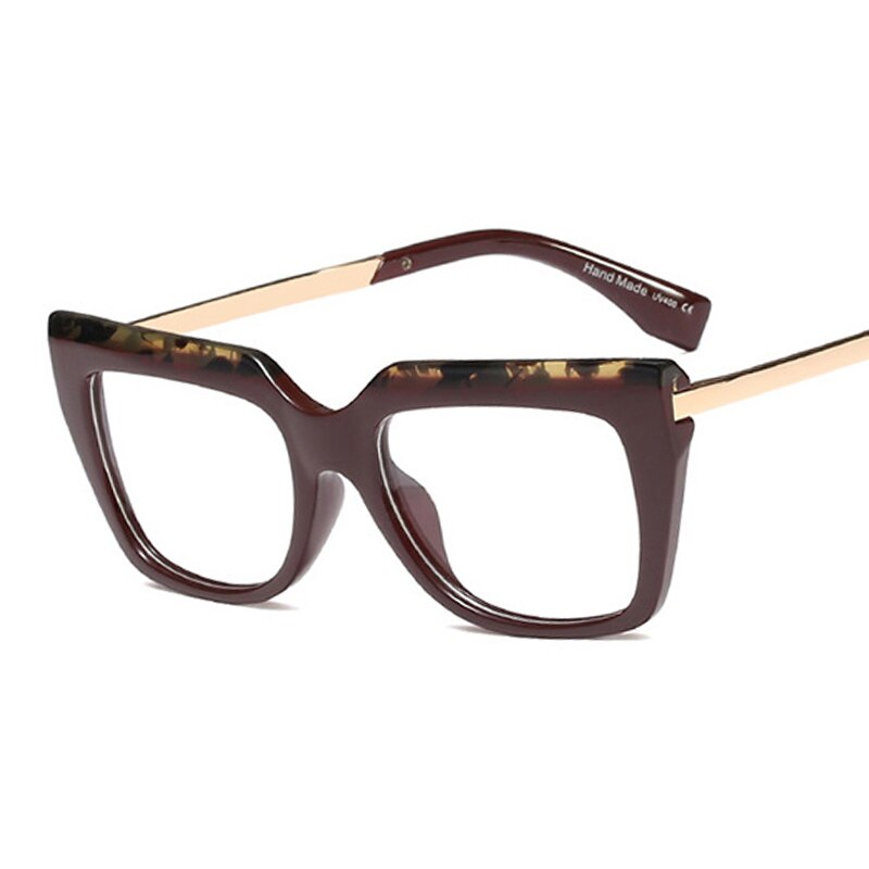 Oversize Square Eyeglasses Prescription For Women Myopia Frame Ins Popular Diopter Glasses Computer