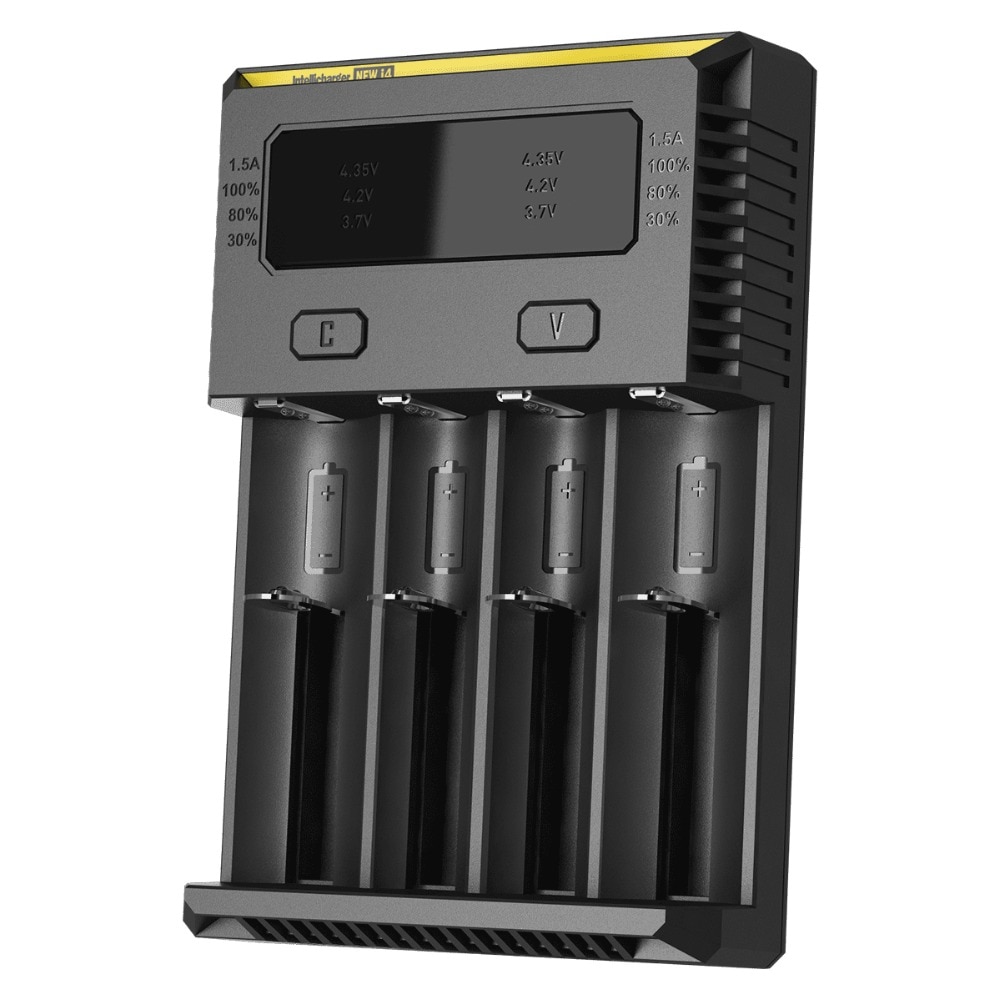 100% Original Nitecore i4 Intellicharger Universal Battery Charger I4 Intelligent charging Power For Li-ion/NiMH 18650/26650/AA