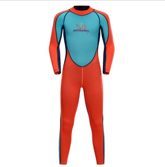 SBART 21019 nowych dzieci krem do opalania z długim rękawem kombinezon do nurkowania dla dziewczynek i chłopców