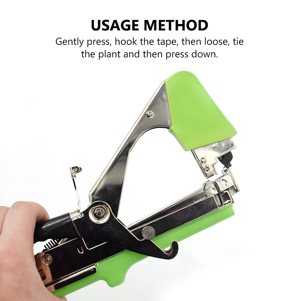Plant Branch Hand Tying Binding Machine Flower Vegetable Garden Tapetool Tapener +Tapes+Staples Garden Tools Fruit Vine Fixing