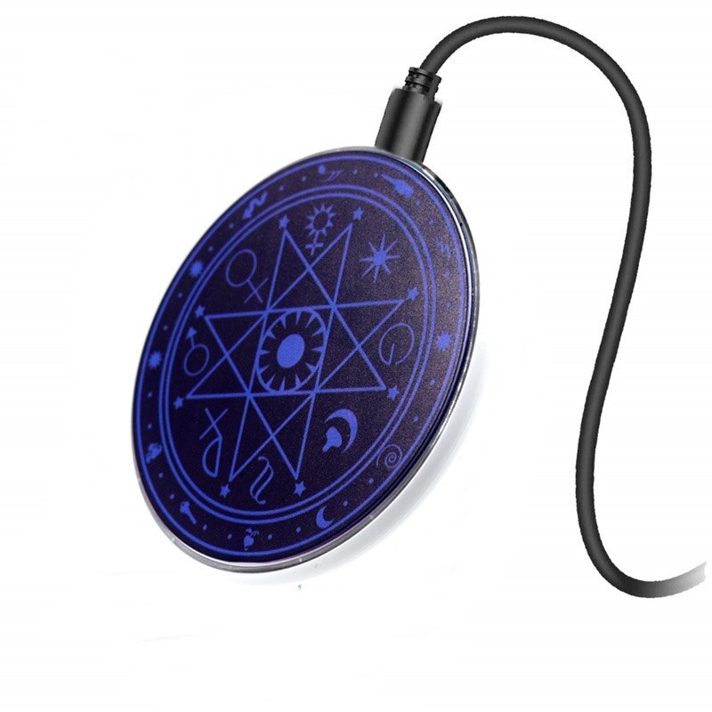 Pour XIAO mi mi 9 chargeur sans fil pour Samsung S9 S8 S7 EDGE S10 5G meilleur chargeur induction sans fil pour iphone xr Huawei mi: Blue