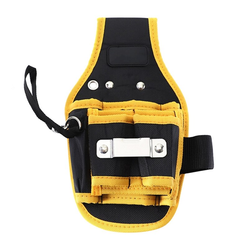 Multifunktionell oxford tyg elektriker verktyg väska midja påse bälte förvaring hållare verktygslåda tote arrangör  g8tb: D