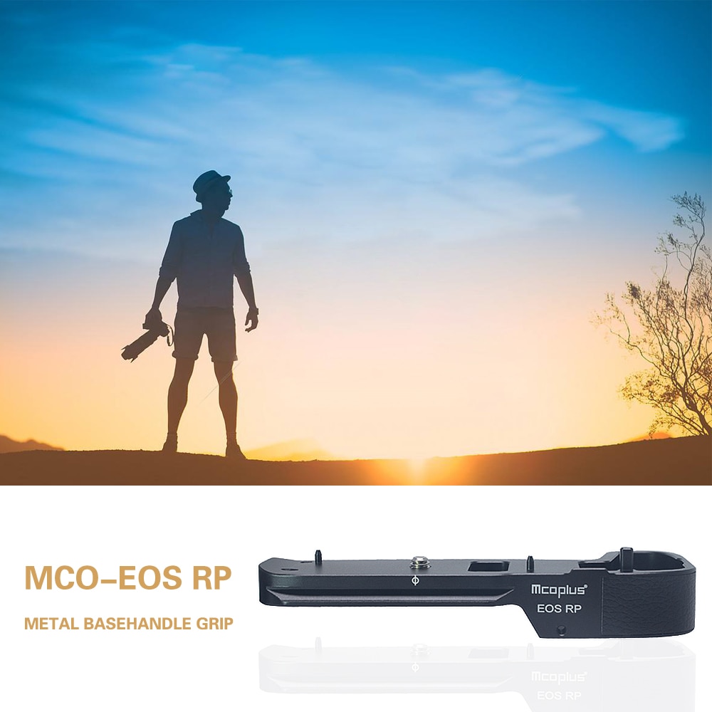 Mcoplus MCO-EOS Rp Aluminium Houder Hand Grip Voor Canon Eos Rp Camera Als EG-E1 Voor Benro Arca Swiss Statief hoofd