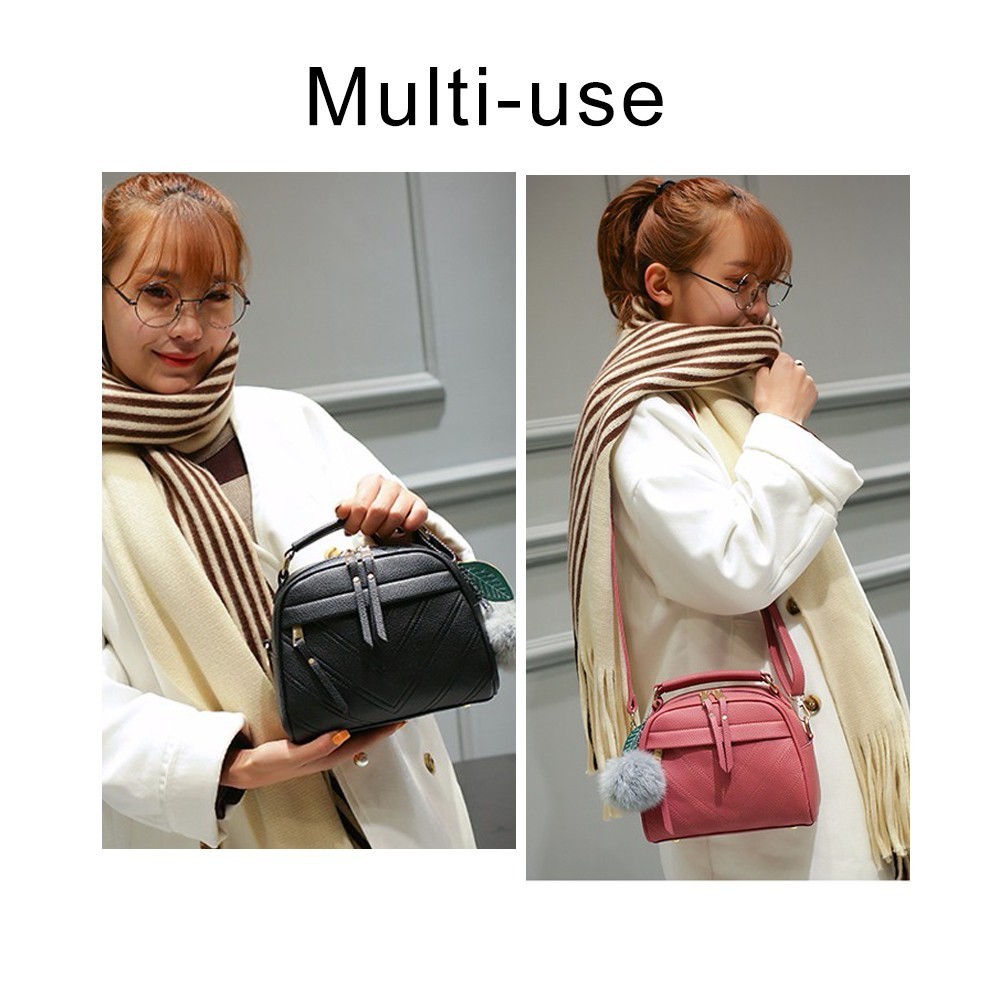 TTOU Vierkante PU Lederen Handtassen Chain Messenger Bags Met Bal Vrouwelijke Schouder Crossbody Bag Sling Bolsa Dames Partij Handtassen