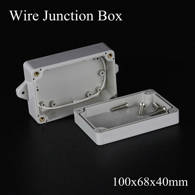 100x68x40mm ABS IP65 Waterdichte Plastic Draad Junction Box Met Gemonteerde Distributie Behuizing Project Case Elektronische terminal