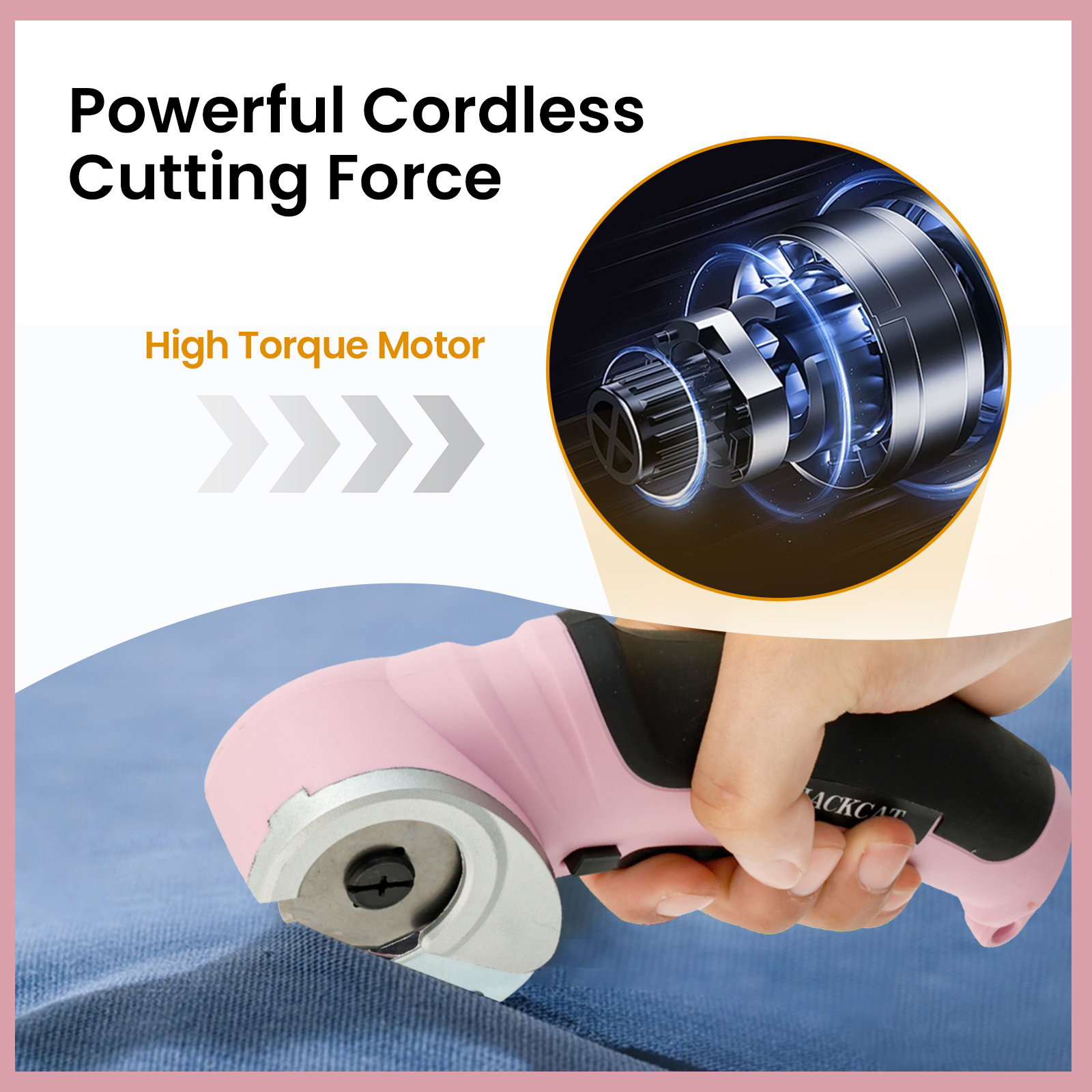 Tijeras de sastre eléctricas inalámbricas, herramienta cortadora de cartón resistente, tijeras eléctricas portátiles de sastre para el hogar para cortar tela/cuero