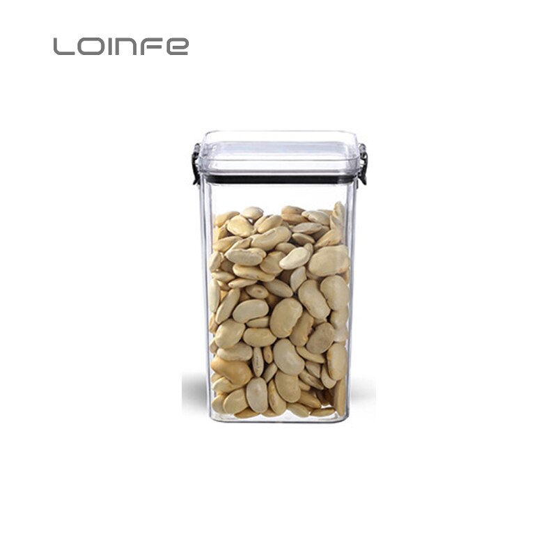 460/700/950/1300/1800ml Kitchen Food Storage Container Box Noodle Sealed Cans Storage Bottle Grain Cereal Dispenser Storage Box: 950ml