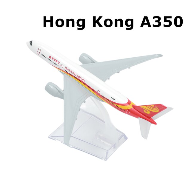 Miniatura dell&#39;ornamento del ricordo da collezione di aviazione del mondo di 15cm del modello 15cm della lega dell&#39;aeroplano della cina south Airlines B787: Hong Kong A350