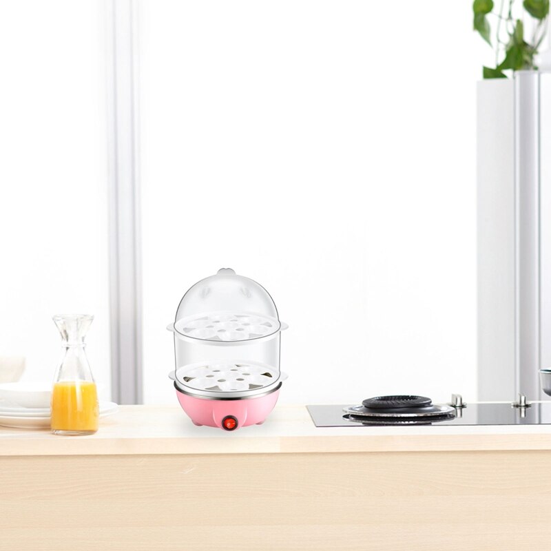 Multifunctional Lazy Double-layer Egg Cooker, Electric Egg Pan, Automatic Shutdown Egg Steamer, Breakfast Machine
