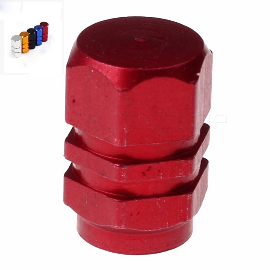 Aluminium Auto Auto Zeshoekige Ventilaluminum Auto Auto Zeshoekige Ventile Velgen Stem Air Ventieldopjes Fiets Cover Band Ventieldopje Auto