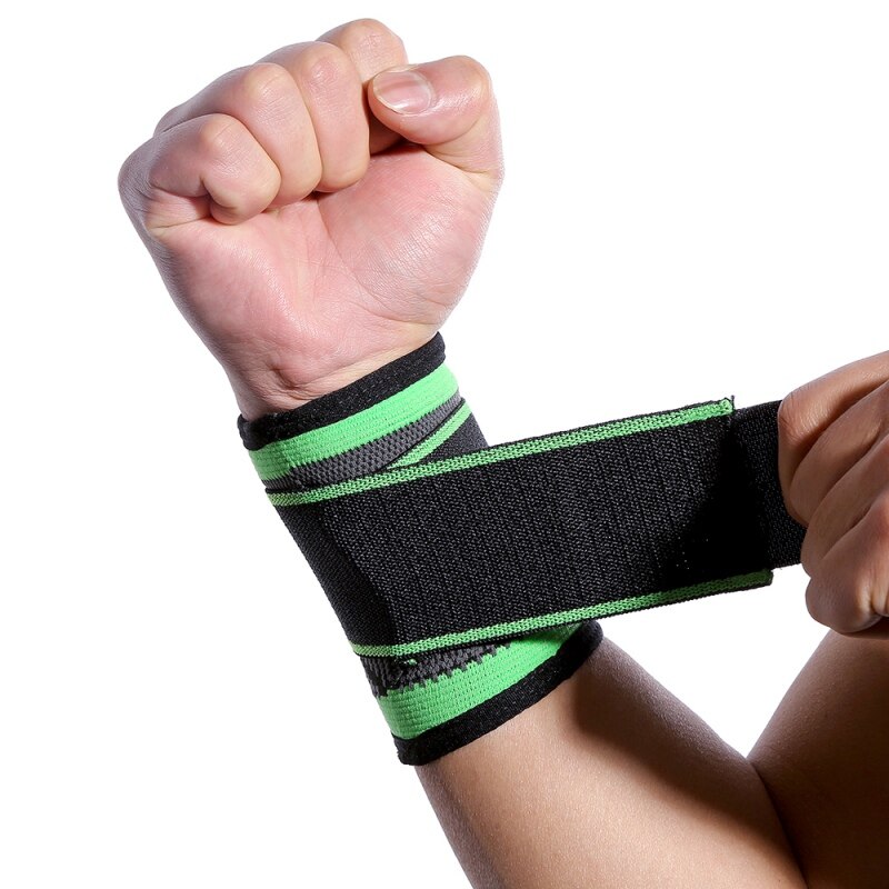 Verstelbare Sport Pols Gewichtheffen Riem Fitness Gym Wrap Bandage Hand Ondersteuning Polsband