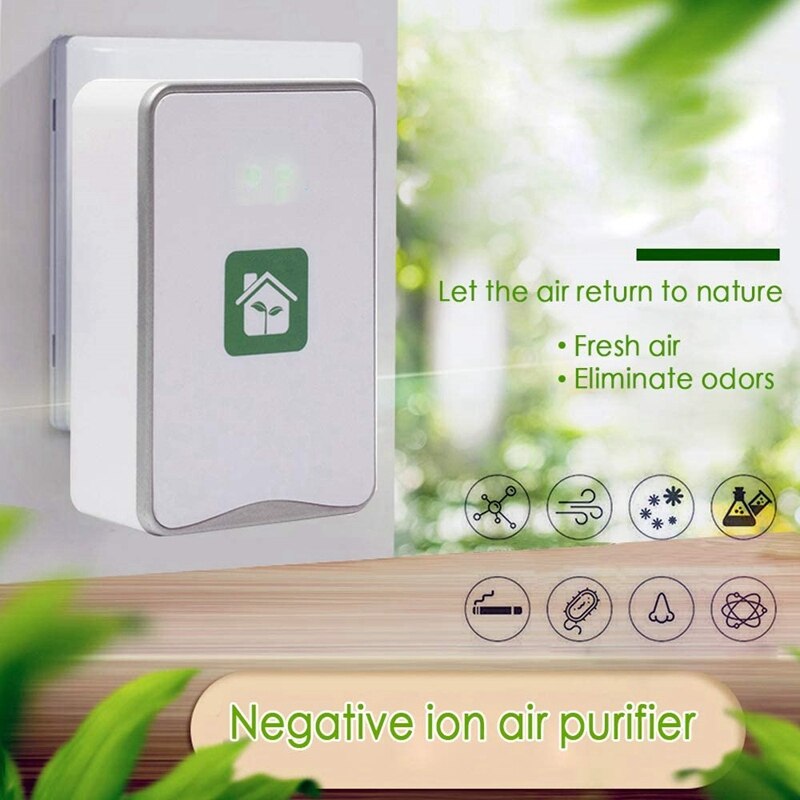 Negative Ion Generator Pluggable Air Purifier with Highest Output - Up to 32 Million Negative Ions/Sec, 3 Pack US Plug