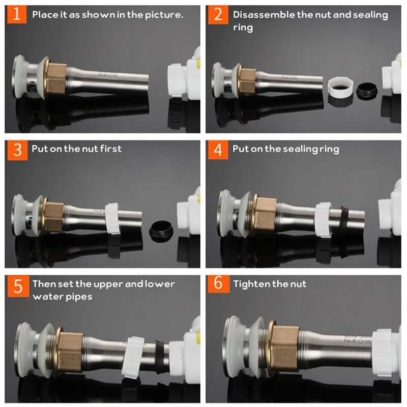 Deodorant Sewer Drain Pipe Expandable Flexible Bathroom Sink Drain Pipe For Wash Basin Sink