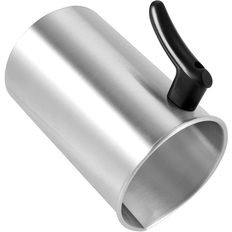2 Packs Aluminum Candle Making Pouring Pot, 4 Pounds Wax Melting Pot with Dripless Pouring Spout &amp; Heat-Resisting Handle Promoti