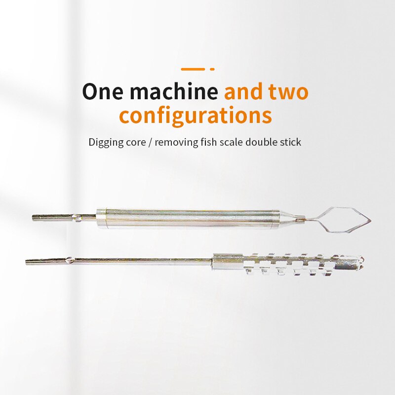 Fruits Core Remover Stainless Steel Core Remover Electric Scraping Scale Machine Egg Whisk Vegetable Kitchen Gadgets Tools